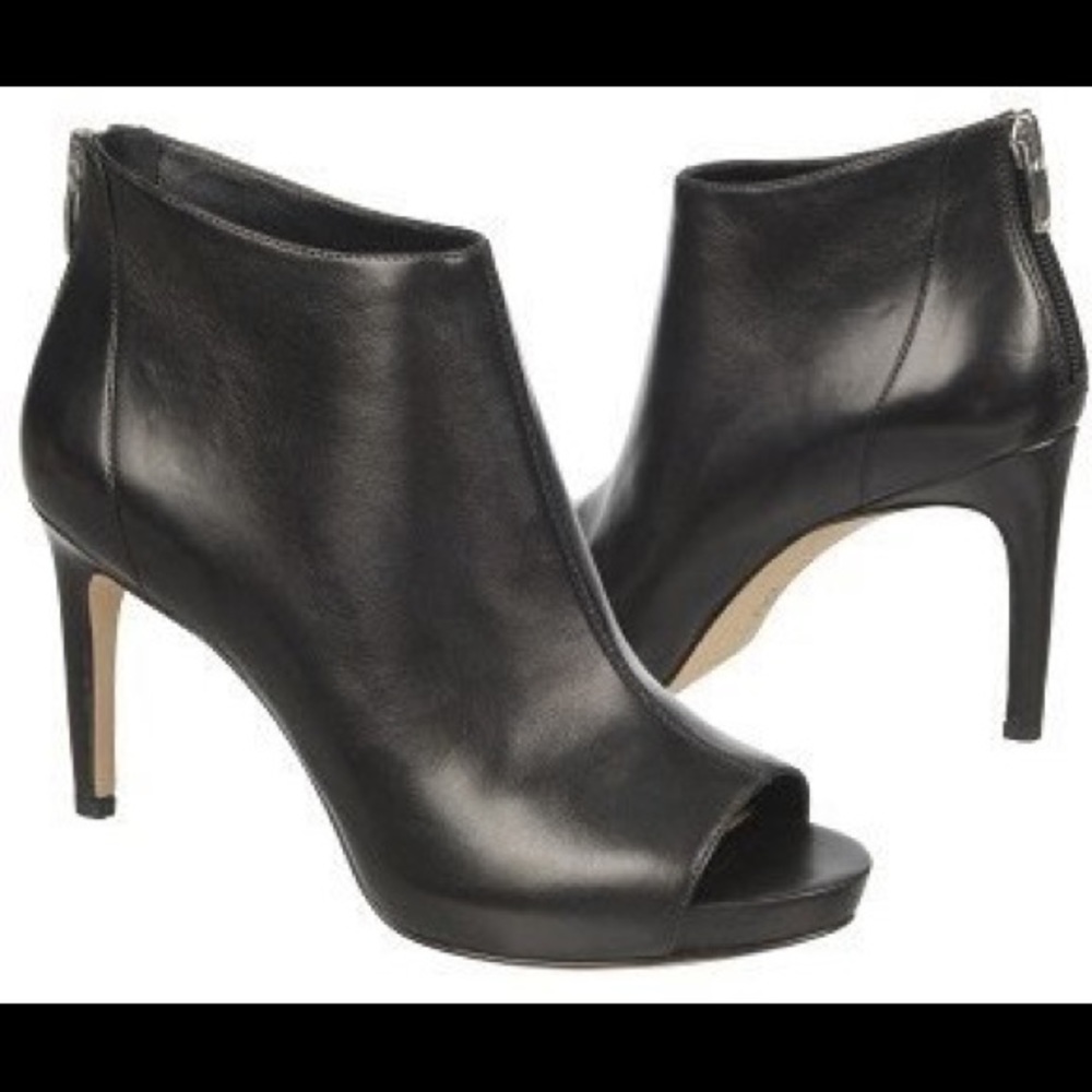 Worn a few times in great condition Via Spiga Black Leather Ankle Booties
